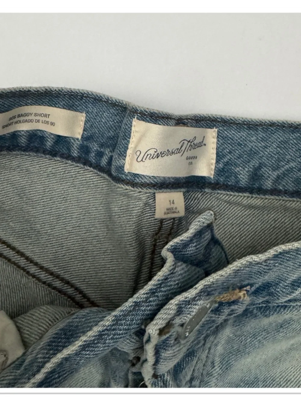 Universal Thread Light Blue 90s Baggy Denim Shorts